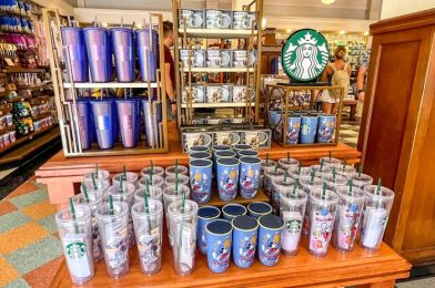 PHOTOS: NEW Starbucks Tumbler Spotted in Disney World!