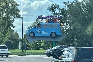 Overhaul of Disney Vacation Club Goofy Van Billboard Complete at Disney World