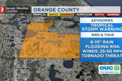 Walt Disney World & Universal Orlando Resort Now Under Tropical Storm Warning as Hurricane Ian Approaches Florida