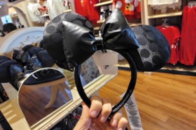 Black Polka Dot Minnie Ear Headband Now Available at Disneyland Resort