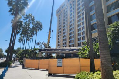 Lobby Closed as Construction Continues on Disney’s Paradise Pier Hotel at Disneyland Resort