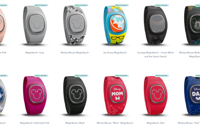 New MagicBand+ Designs Available for Pre-Order at Walt Disney World