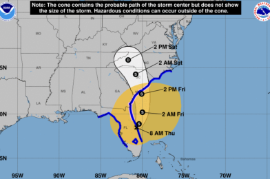 Hurricane Ian Downgraded to Tropical Storm Ian in Central Florida