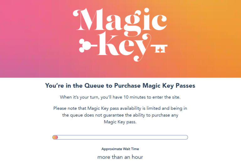 Queue to Purchase New Disneyland Resort Magic Key Passes Opens With