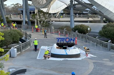 First Look at TRON Lightcycle Run Cast Members in Costume at Magic Kingdom