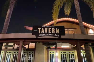 Earl of Sandwich Tavern Sign Installed at Downtown Disney District