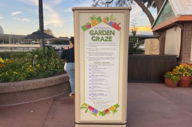 PHOTOS: Menu Boards On Display at Food Booths for 2023 International Flower & Garden Festival at EPCOT