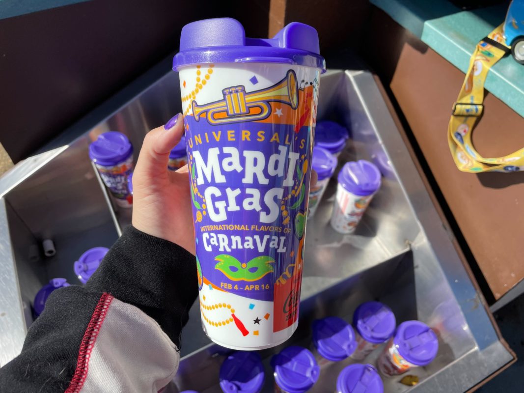 First Look at the 2023 Mardi Gras Coke Freestyle Cup at Universal