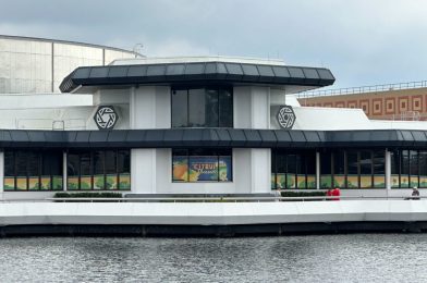 Odyssey Pavilion Decorated as Citrus Blossom Kitchen for 2023 EPCOT International Flower & Garden Festival