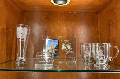 New Disney100 Glass Mugs and Photo Frame by Arribas Brothers at Walt Disney World