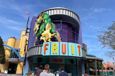 Marvel Super Hero Island Fruit Stand Receives New Sign at Universal’s Islands of Adventure