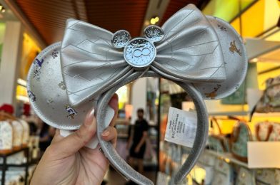 NEW Platinum Disney100 Minnie Mouse Ear Headband at Walt Disney World