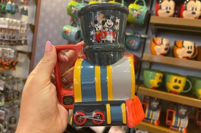 New Mickey & Minnie’s Runaway Railway Mug Pulls In to Walt Disney World