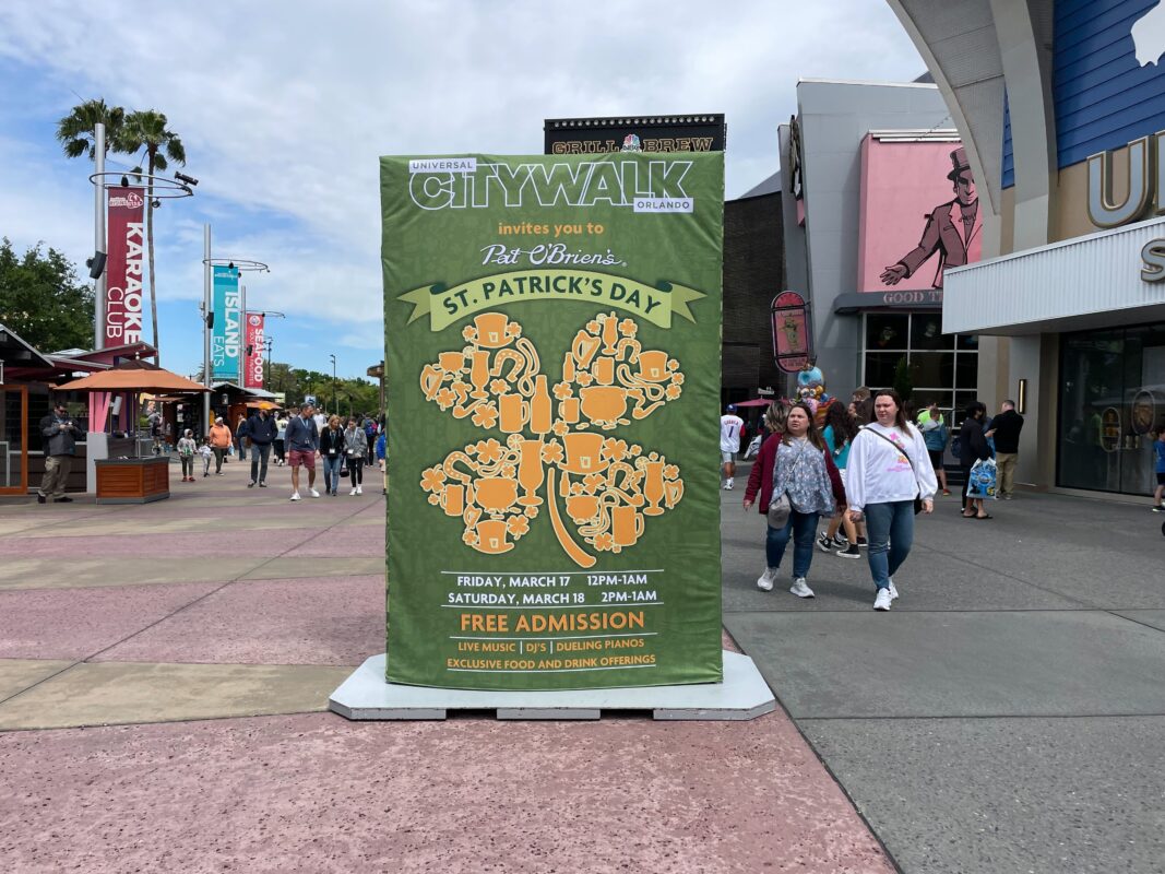 Pat O’Brien’s Hosting St. Patrick’s Day Party at Universal CityWalk