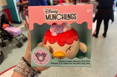 NEW Cheesecake Daisy Duck Munchlings Plush at Disneyland