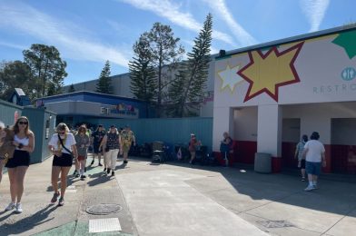 PHOTOS: Construction Walls Up and Trees Removed From E.T. Adventure Exit at Universal Studios Florida