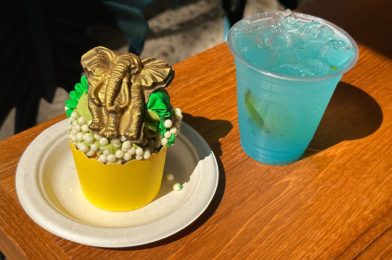 REVIEW: Golden Elephant Cupcake and Viva Gaia Tonic with Gin Celebrate 25th Anniversary of Disney’s Animal Kingdom