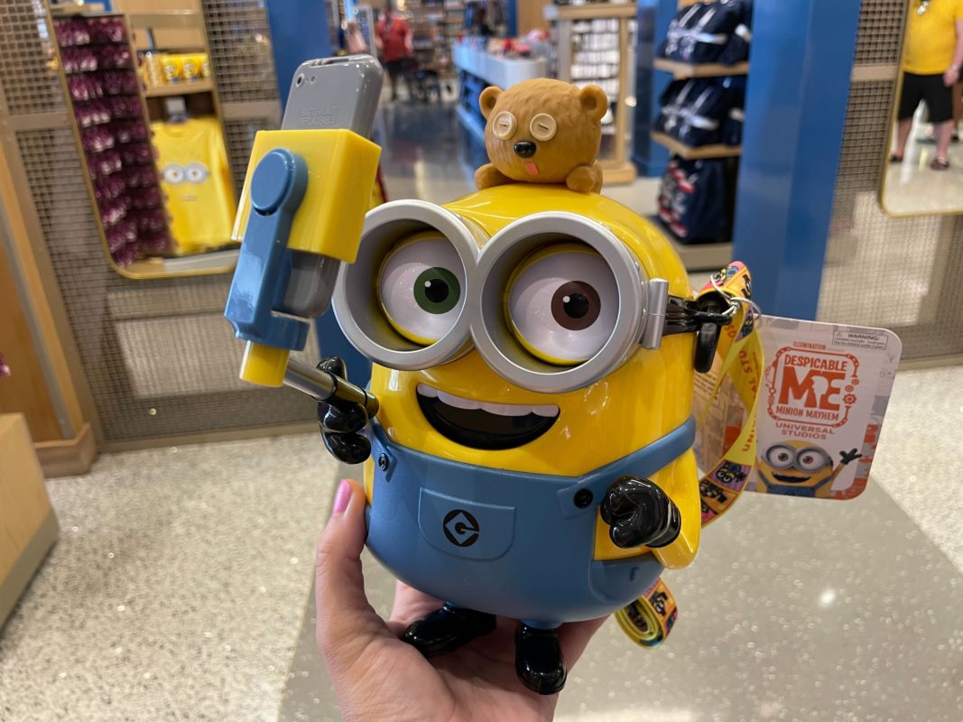 New Minion with Selfie Stick Popcorn Bucket at Universal Orlando Resort