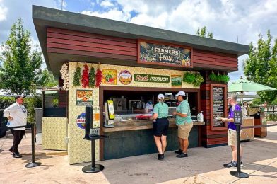 THREE BIG Menu Changes Debuted at EPCOT Food Booth in Disney World