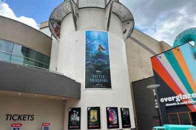 AMC in Disney Springs Gets Live-Action ‘The Little Mermaid’ Décor Ahead of Upcoming Release