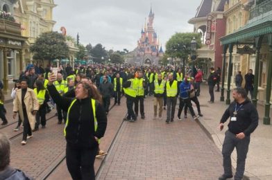 Another Parade Canceled as Disneyland Paris Union Held a Cast Member Strike Today on Main Street, U.S.A.