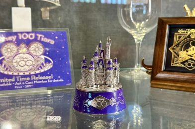 Crystal Cinderella Castle Disney100 Figure Now Available at Walt Disney World