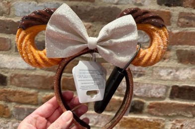 New Chocolate-Dunked Churro Ear Headband at Disneyland