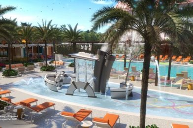 CONCEPT ART: Steamboat Willie Splash Pad Coming Soon to The Villas at Disneyland Hotel