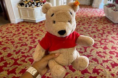 New Steiff Winnie the Pooh Plush Arrives at Walt Disney World