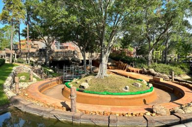 PHOTOS: More Foliage Added to Mountainside for Tiana’s Bayou Adventure at Magic Kingdom