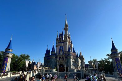 PHOTOS: Only Two 50th Anniversary Decorations Remain on Cinderella Castle