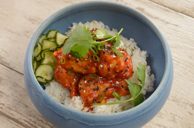 Disney Recipes: Korean Fried Chicken Bowl for AAPI Month