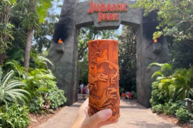 REVIEW: Jurassic Park 30th Anniversary Souvenir Tiki Cup Now Available with Special Nublar Libre Drink at Universal Islands of Adventure