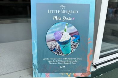 New ‘The Little Mermaid’ Milk Shake Arrives at Disney’s Hollywood Studios