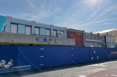 PHOTOS: Minion Café and Illumination Theater Façade Revealed as Final Scrims are Removed at Universal Studios Florida