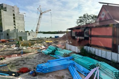 PHOTOS: More Concrete Walls Added to Disney Vacation Club Tower at Polynesian Village Resort