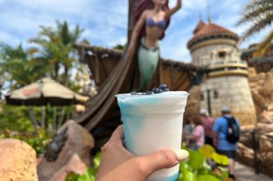 REVIEW: New ‘Seaside Serenade’ Piña Colada Slushy Celebrates ‘The Little Mermaid’ at Magic Kingdom