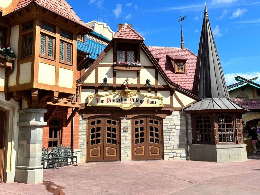 PHOTOS: Pinocchio Figure Updated on The Pinocchio Village Haus Sign in ...