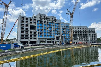 PHOTOS: Work Continues on Disney Vacation Club Tower Balconies at Disney’s Polynesian Village Resort