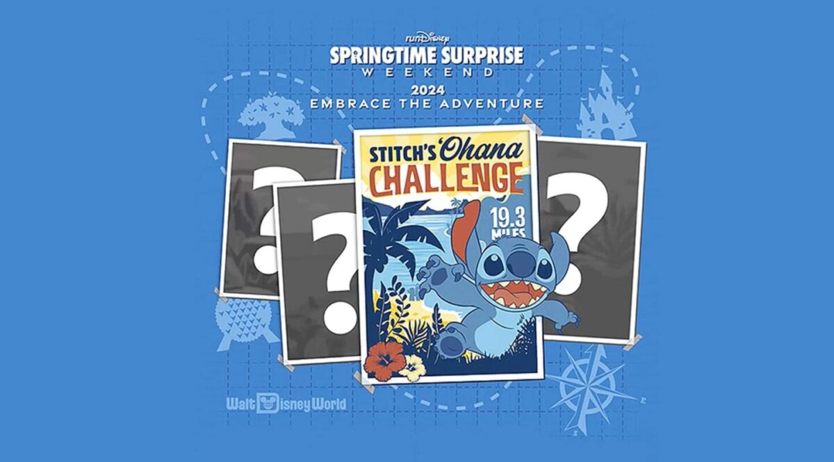 runDisney Announces Stitch’s ‘Ohana Challenge for Springtime Surprise Weekend 2024 Disney by Mark