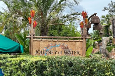 PHOTOS: Journey of Water Inspired by ‘Moana’ Attraction Sign Revealed at EPCOT, More Construction Walls Down