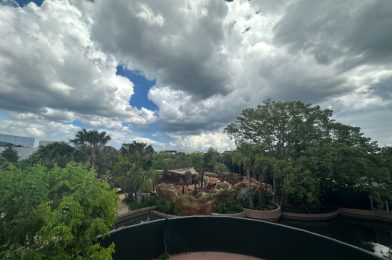 Construction Walls Partially Removed for Journey of Water Inspired by ‘Moana’ at EPCOT, Replaced With Rolling Planters