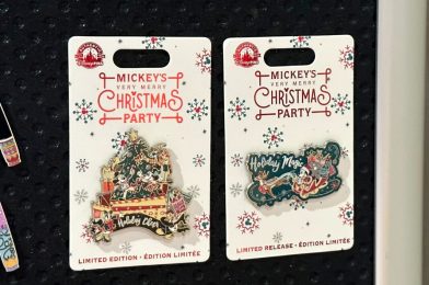 FIRST LOOK: Mickey’s Very Merry Christmas Party & Festival of the Holidays 2023 Pins Revealed for Walt Disney World & Disneyland Resort