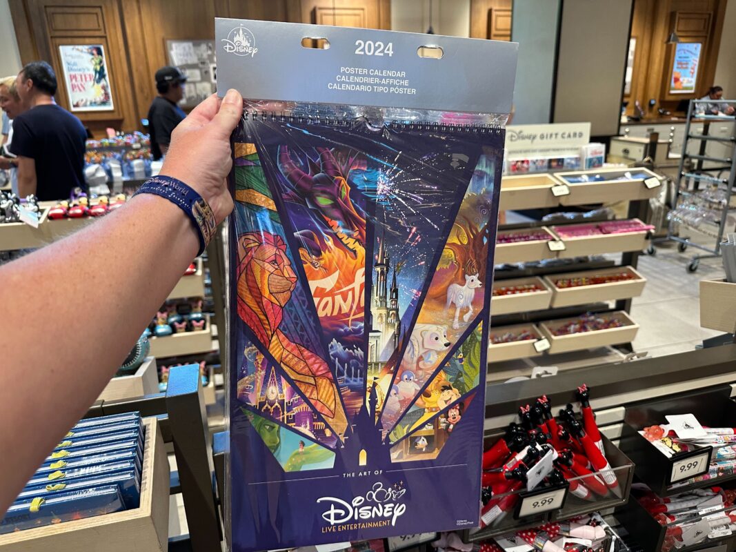 Walt Disney World 2024 Attraction Poster Calendar Featuring the Art of