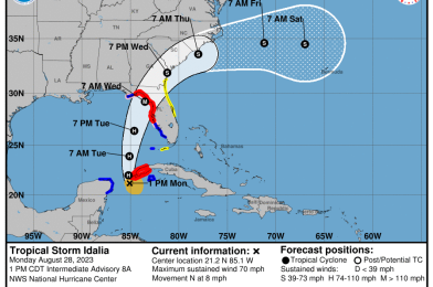 UPDATE: Tropical Storm Idalia Now Expected to Reach Florida as Category 4 Hurricane