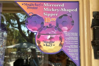 New Magic Key Holder Exclusive Mirrored Mickey-Shaped Sipper Available at Disneyland Resort