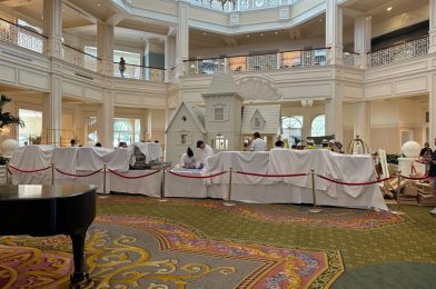 PHOTOS: Construction Begins on 2023 Disney’s Grand Floridian Resort Gingerbread House