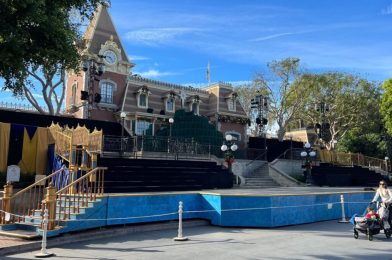 PHOTOS: Stage Installed for Candlelight Processional 2023 at Disneyland Park