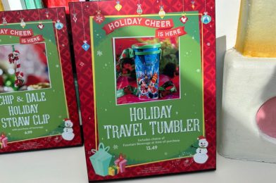 NEW Holiday Travel Tumbler Debuts for Christmas 2023 at Disneyland Resort