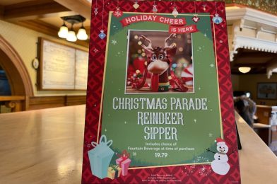 Christmas Parade Reindeer Sipper Returns to Disneyland Park for 2023 Holiday Season